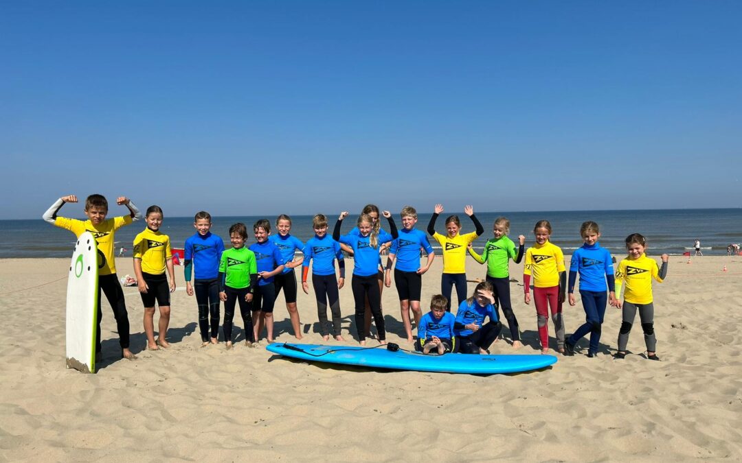 Perfecte start surfseizoen 2023 voor de ZVN kids
